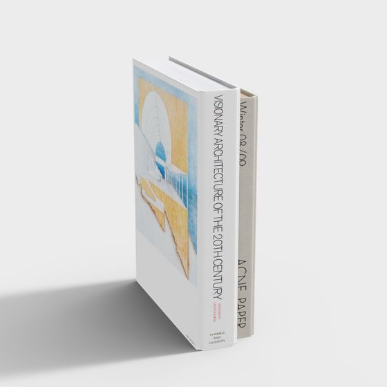 Pioneering 20th Century Architecture Book 3D model
