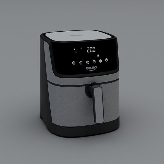 DAKO Air Fryer 3D Model for Contemporary Kitchens