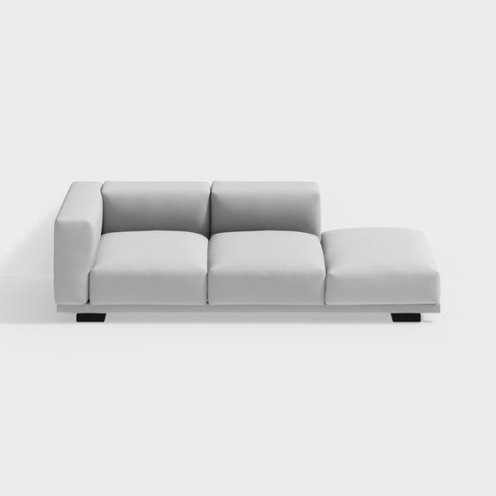 Modern Minimalist Sofa 3D model