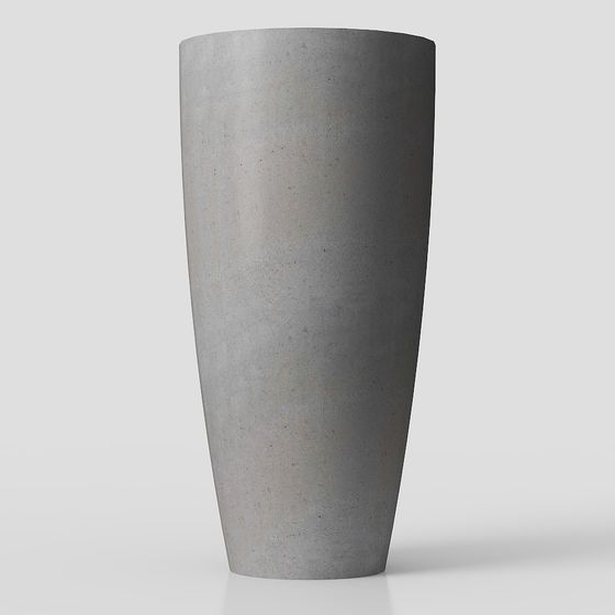 Stylish Concrete Vase 3D model