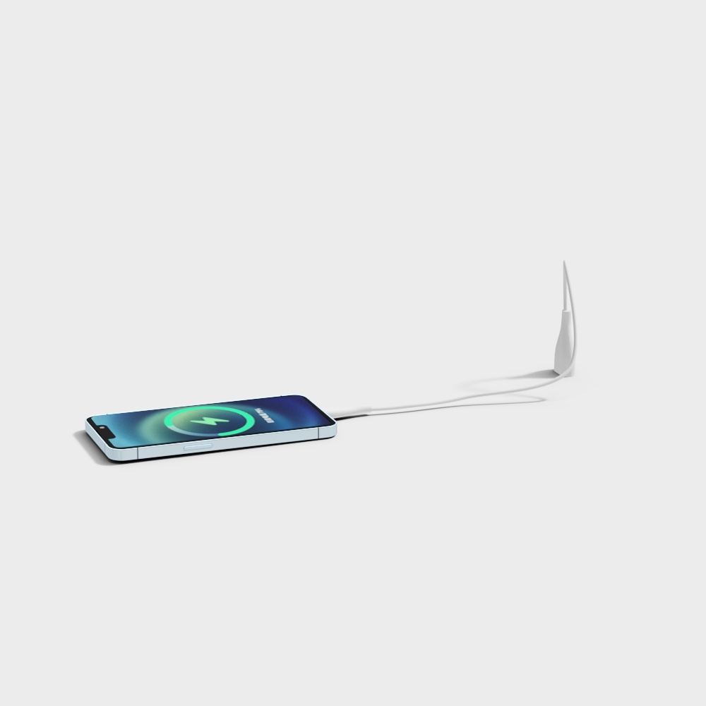 Minimalist Power Bank 3D Model for Creative Projects