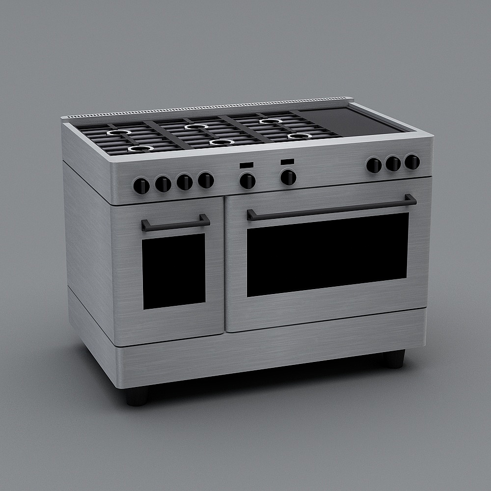 Cafe 48-inch Standard 6 Burner Double Oven Dual Fuel Range