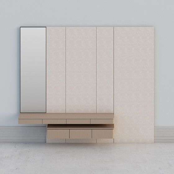 City Window Wardrobe 3D model