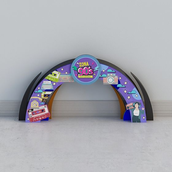 90s Zone Retro Archway 3D model