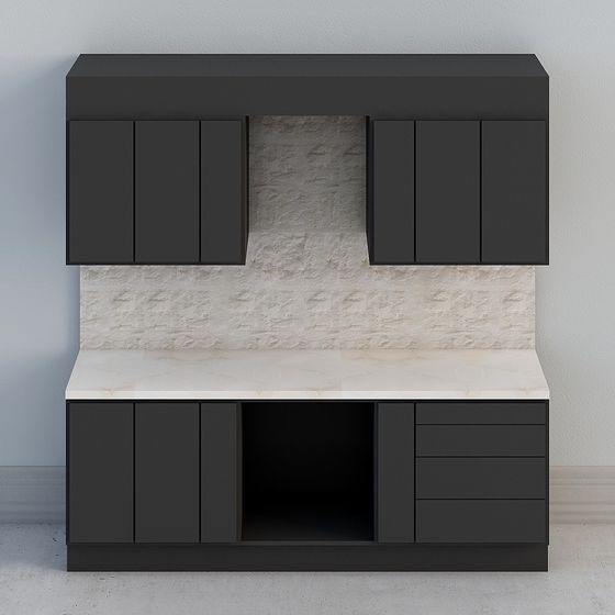 Minimalist Living Room TV Cabinet 3D model