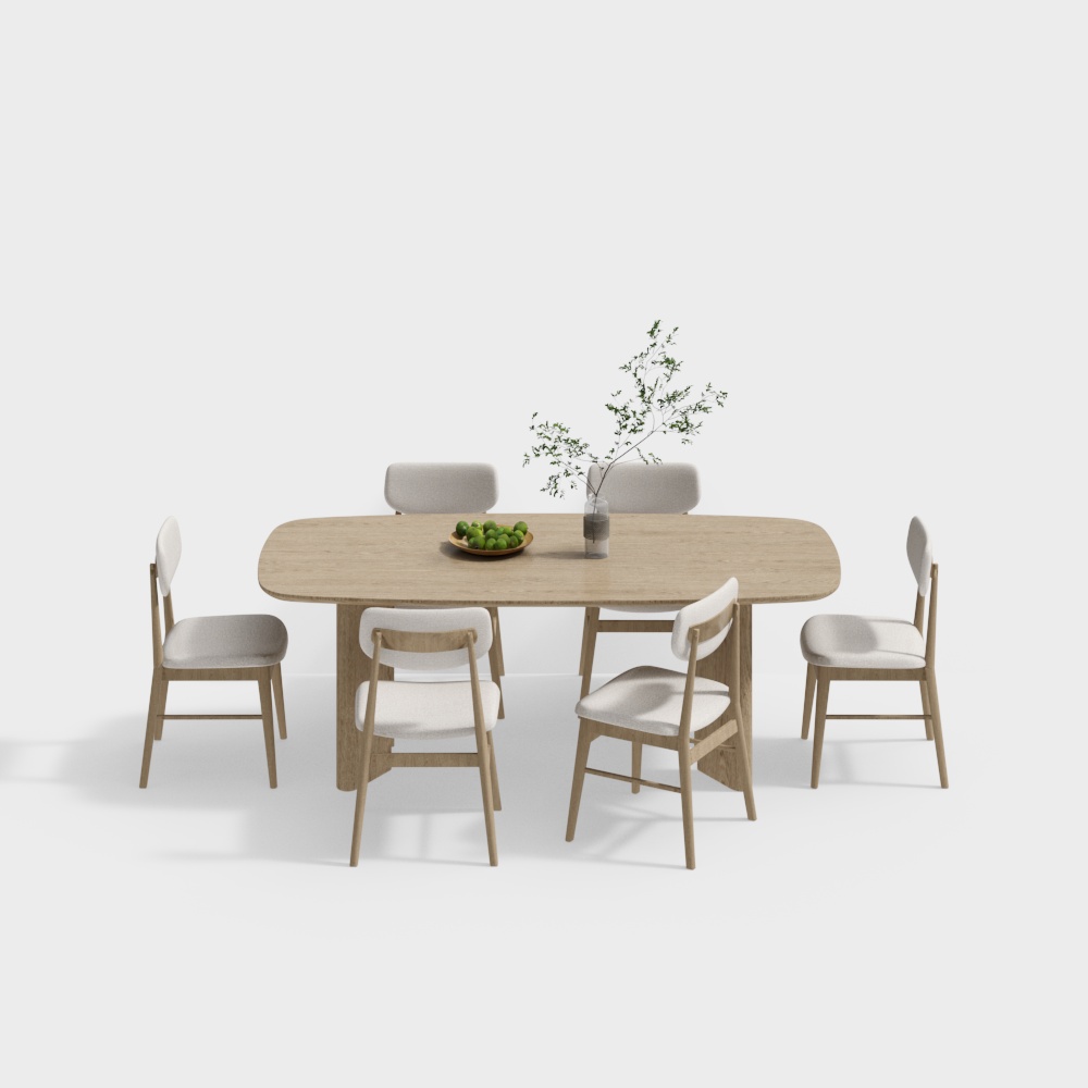 Rustikales Esstisch Set