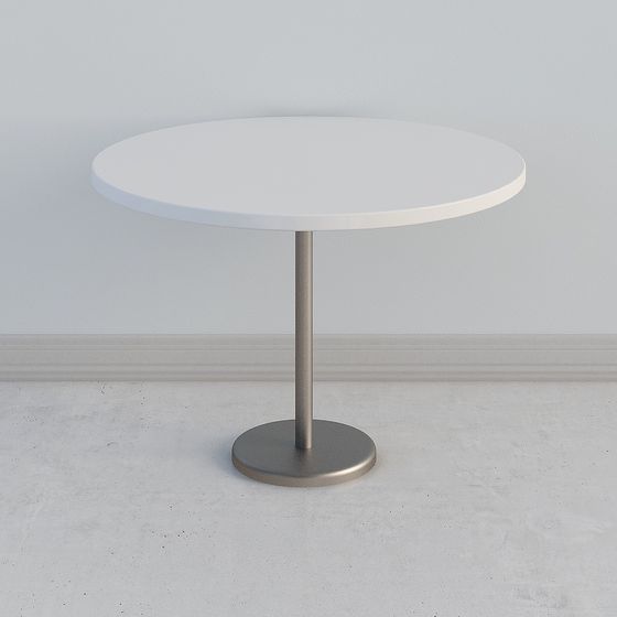 Modern Minimalist Round Table 3D model