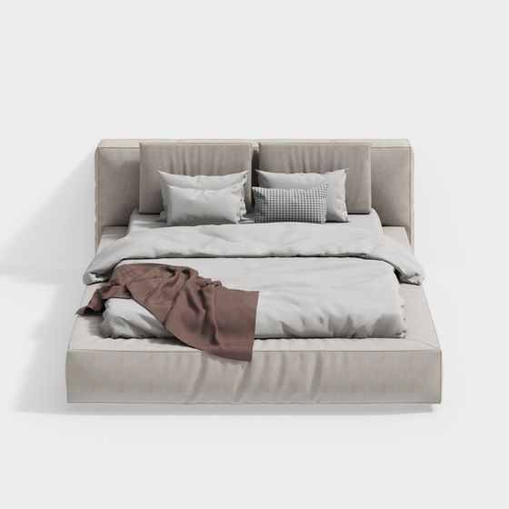 Urban Comfort Bed 3D model