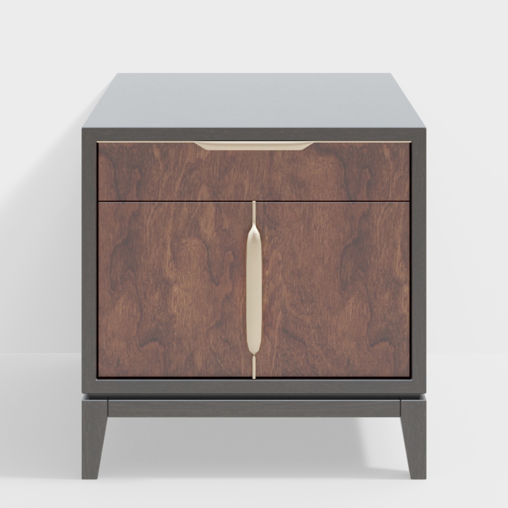 2 Log Style Bedside Tables