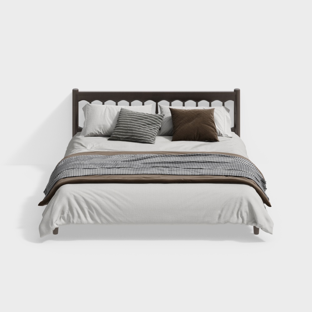 Vintage Style Double Bed