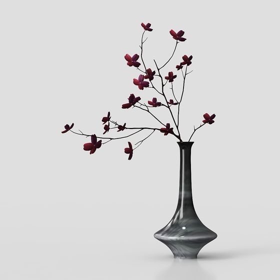 Moonlit Floral Shadow 3D model