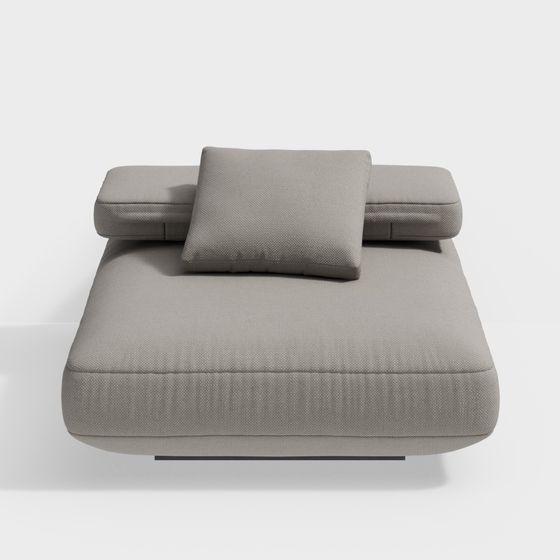 Low Poly Modern Sofa 3D model