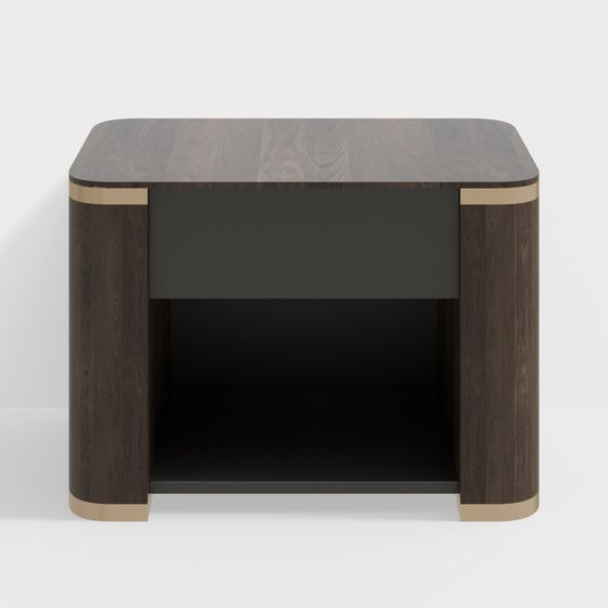 Urban Minimalist Side Table 3D model for Modern Spaces
