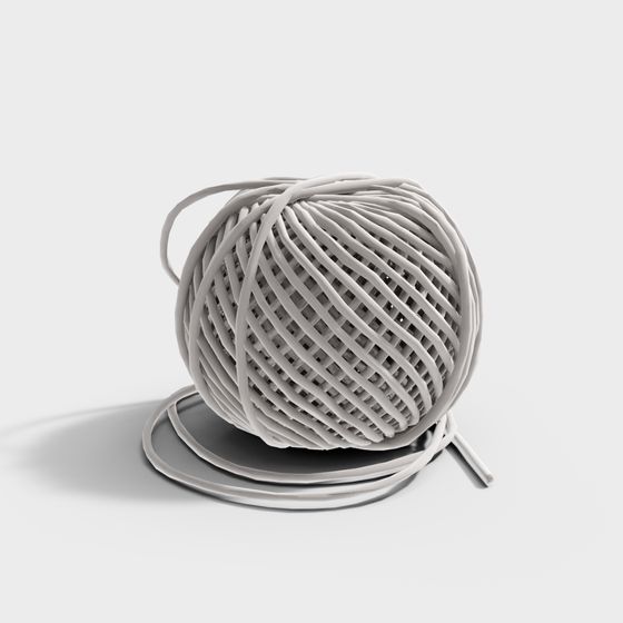 Yarn Ball 3D model