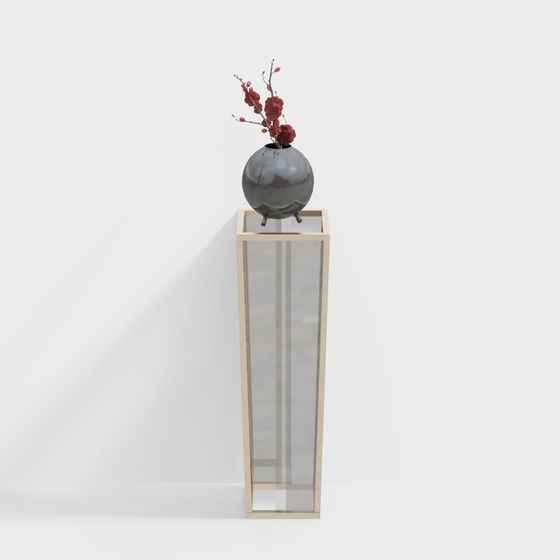 Minimalist Vase Stand 3D model