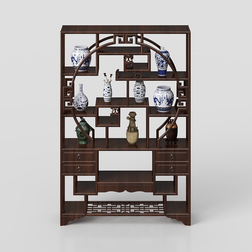 New Chinese Antique Shelf 6