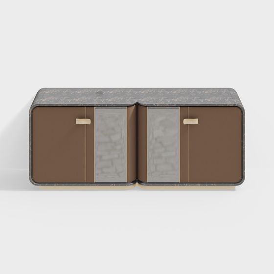 Urban Corner Storage Cabinet 3D model