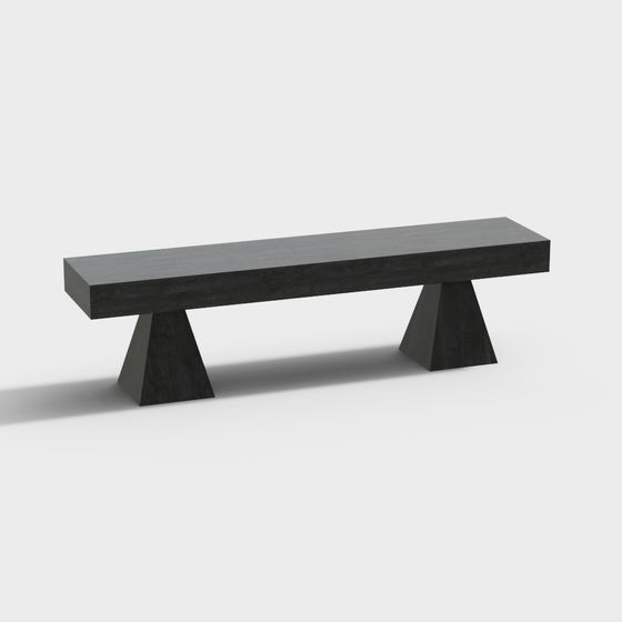 City Light Bench 3D model