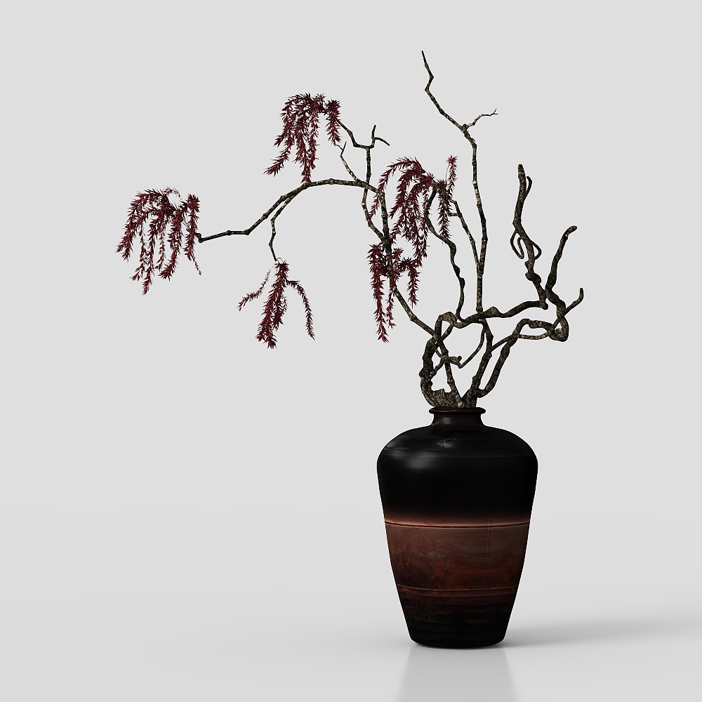 New Chinese Style Vase Flower Art