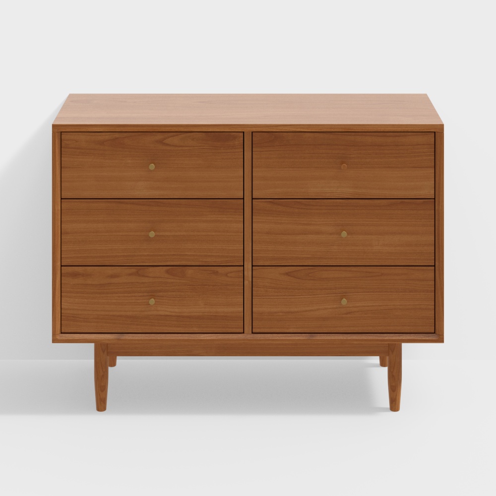 Cofre de Madera con 6 Compartimentos