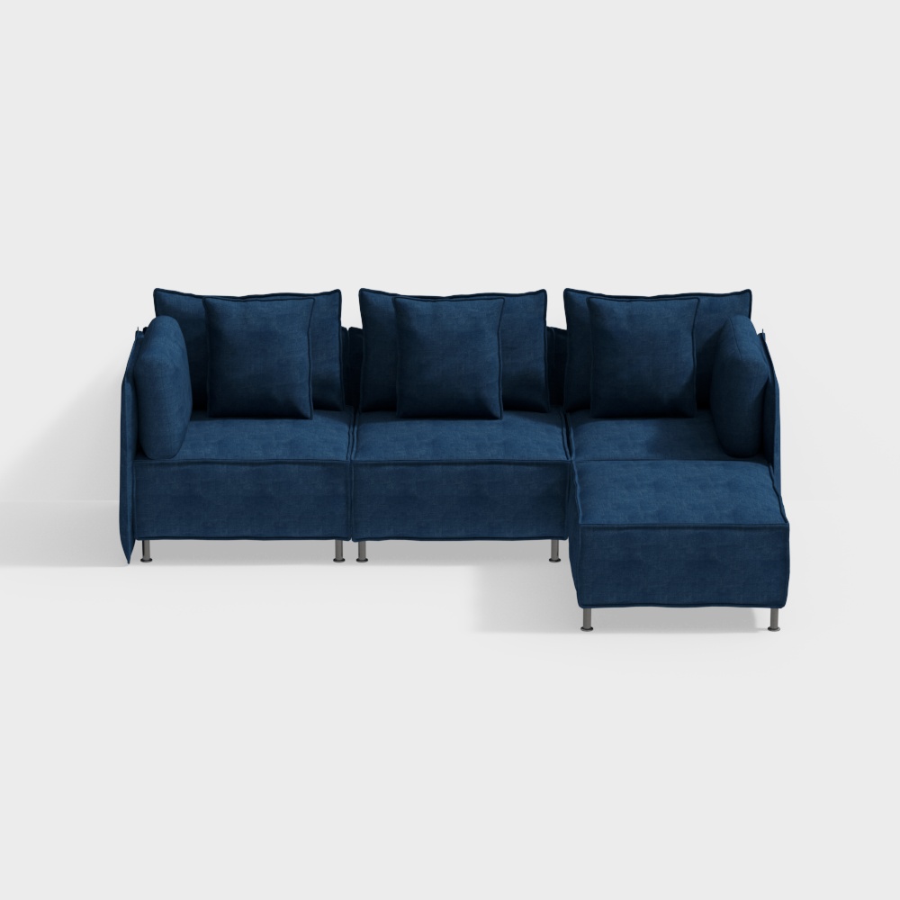 Modern L-Shaped Corner Sofa