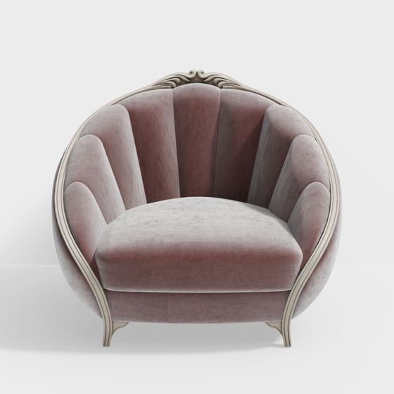 Vintage Elegance Sofa 3D Model