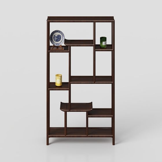 Urban Elegance Bookshelf 3D model