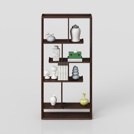 Urban Elegance Bookshelf 3D model