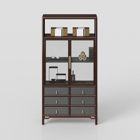 Urban Bookshelf 3D model