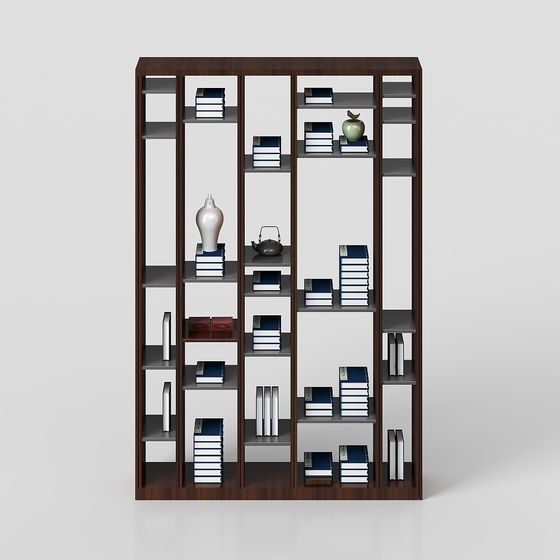 Urban Elegance Bookshelf 3D model