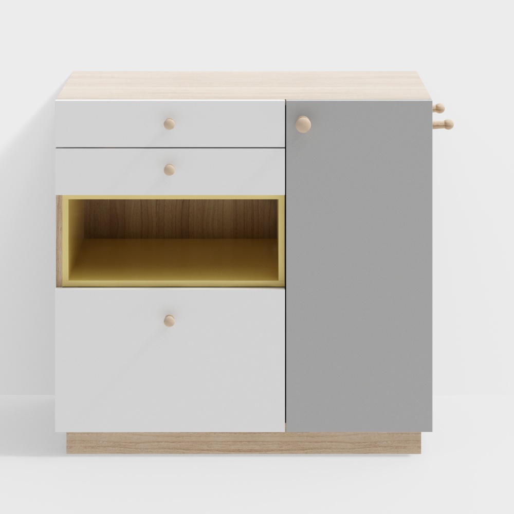 Log Style Shoe Cabinet 3