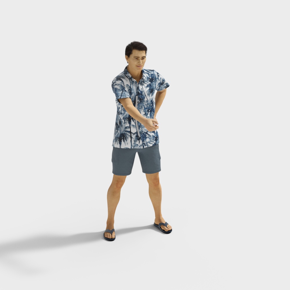 Tropical Summer Vibes 3D Model