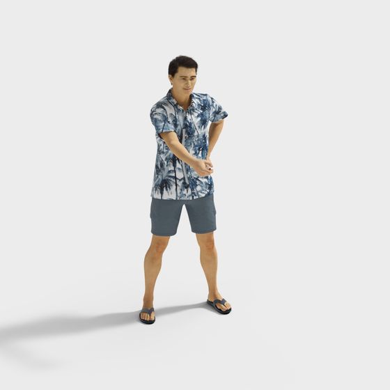 Tropical Summer Vibes 3D Model