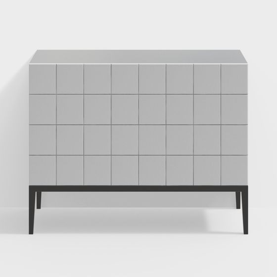 City Window Cabinet 3D model