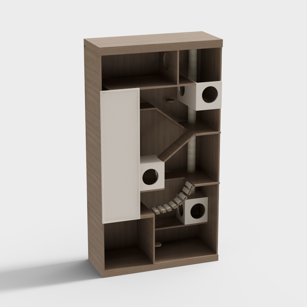 Scandinavian cat climbing frame