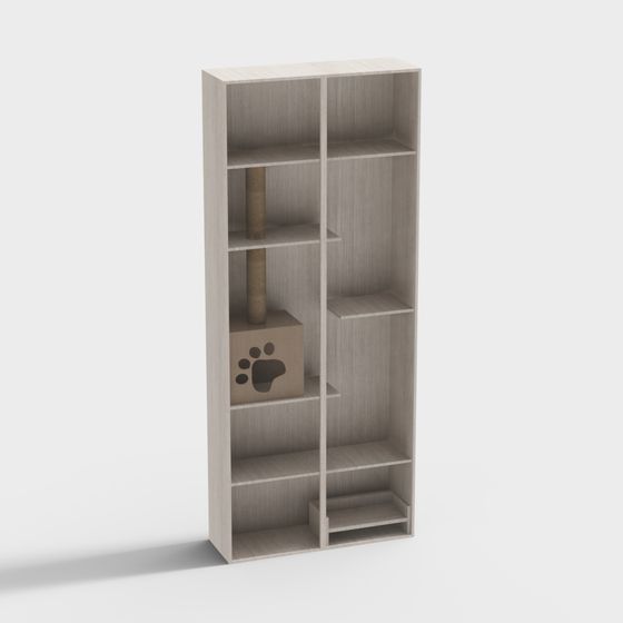 Stylish Cat Climbing Frame 3D model