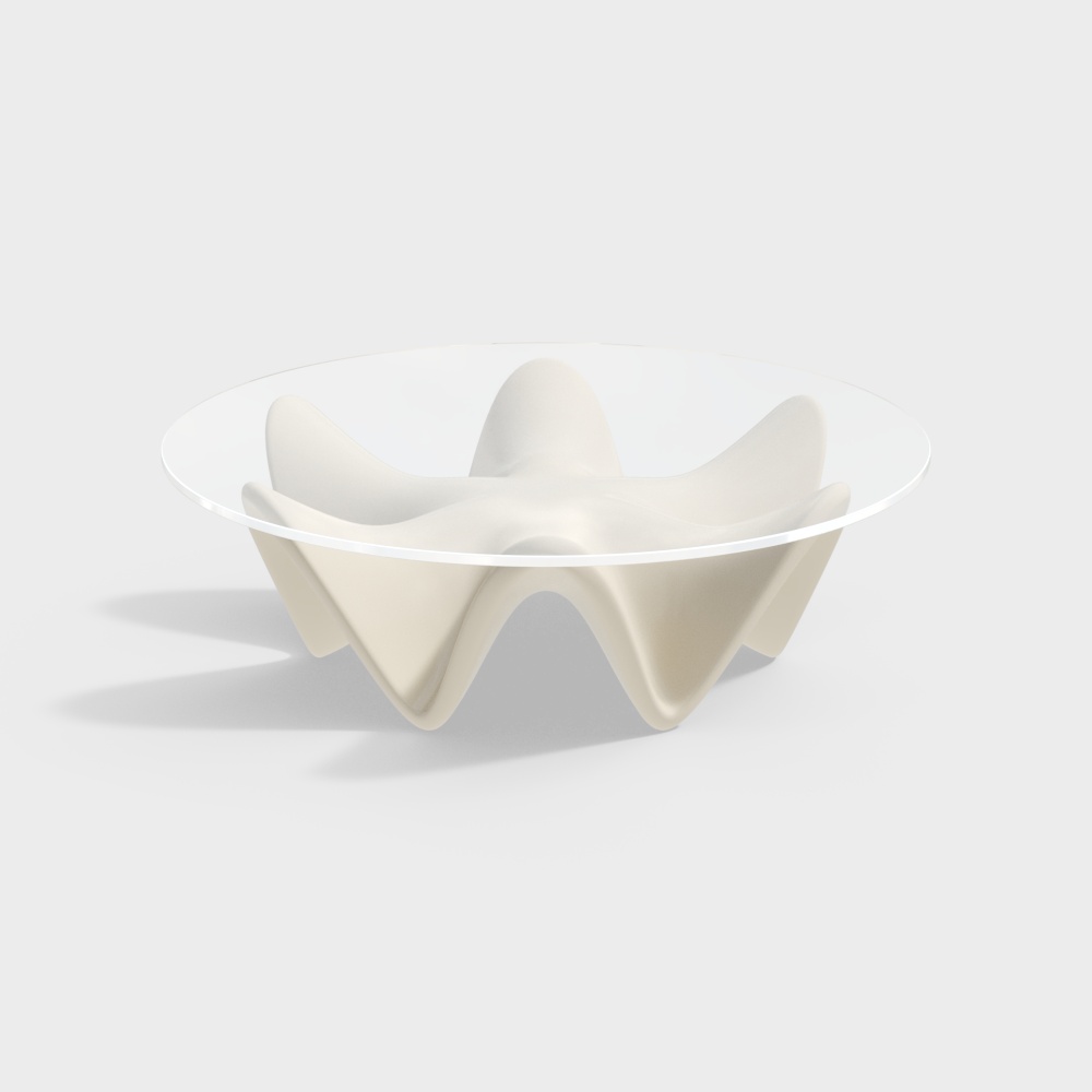 Modern Cream-Style Coffee Table