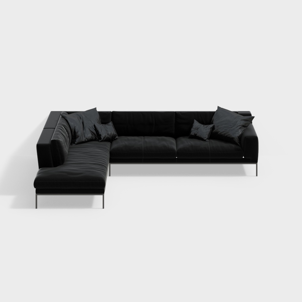Minimalist Multi-Person Sofa