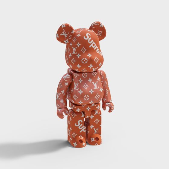 Supreme x LV Bear 3D model