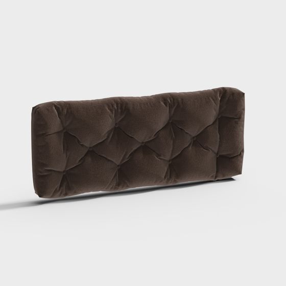 Tufted Velvet Pillow 3D model