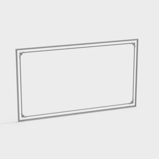 Elegant Classic Frame 3D Model