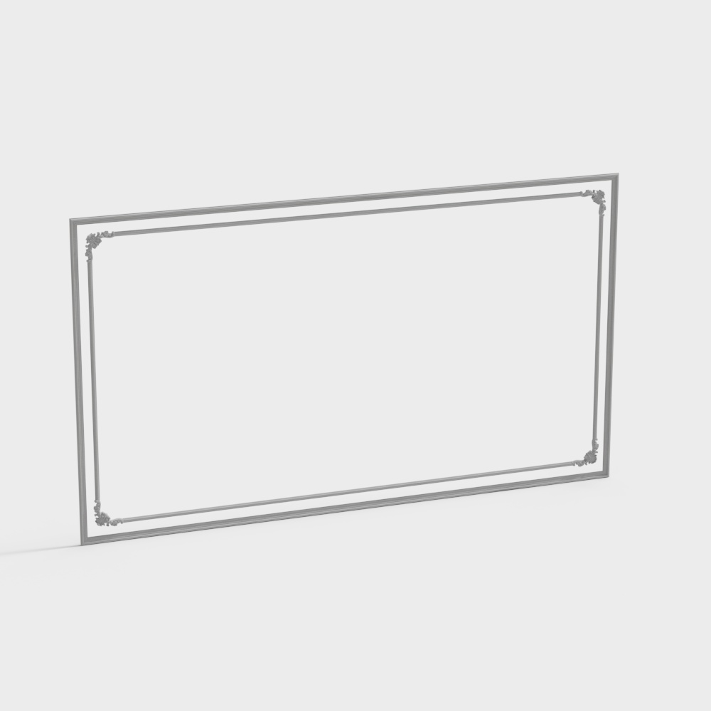 Sophisticated Classic Frame 3D Model For Elegant Spaces Sophisticated Classic Frame 3D Model For Elegant Spaces