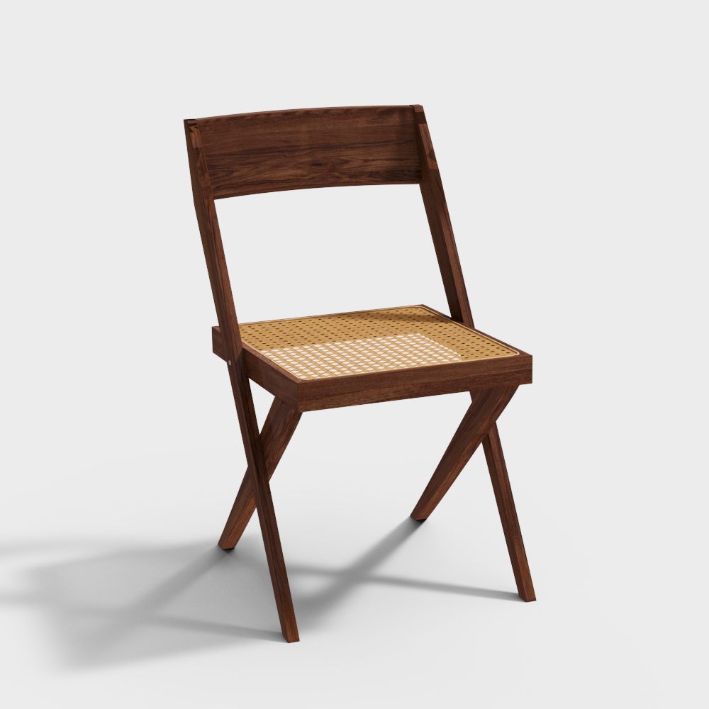 라탄 접이식 식탁 의자