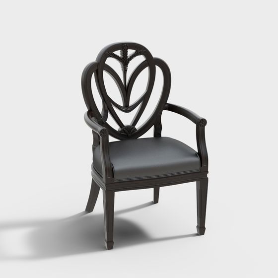 Heartback Chair 3D Model