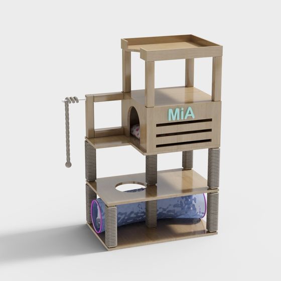 Mia Cat Climbing Frame 3D model