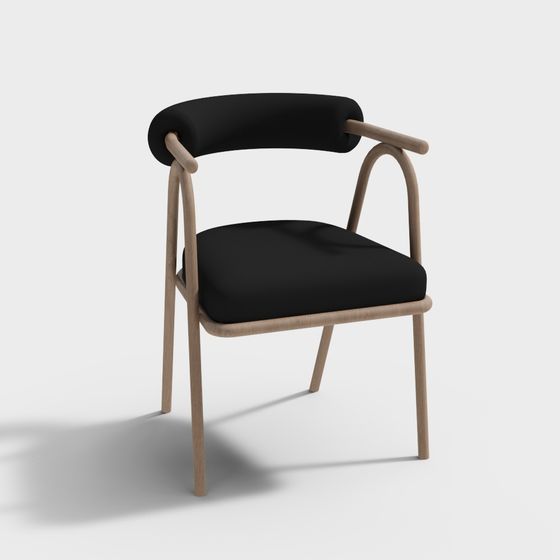 Urban Comfort 3D model Chair for Modern Spaces