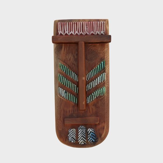 Mystical African Art Mask 3D model