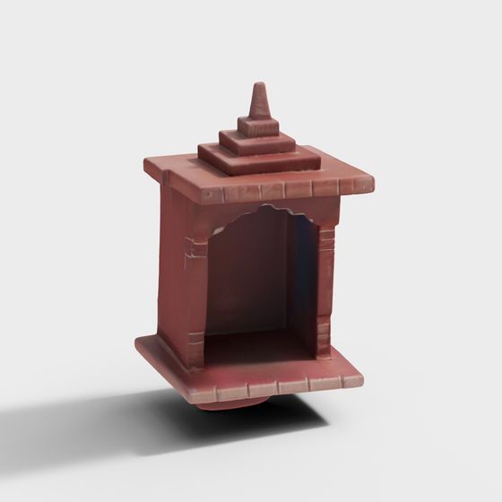 Oriental Temple 3D model