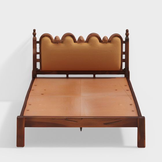 Wooden Art Shaped Bed for Comfort