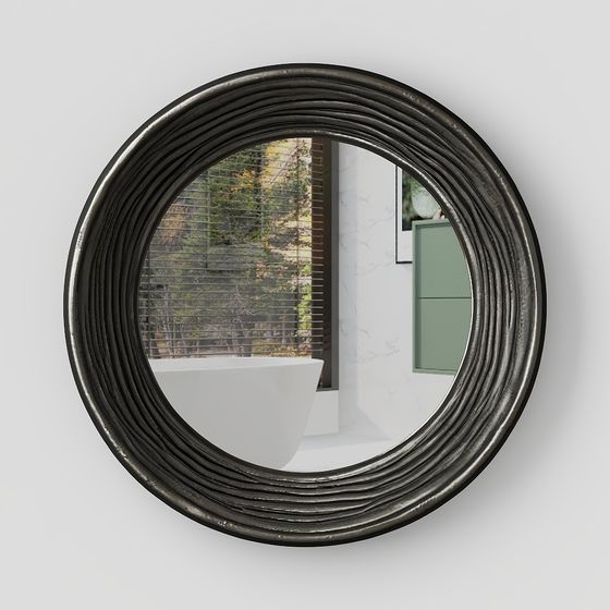Chic Low-Poly Mirror 3D model for Elegant Spaces